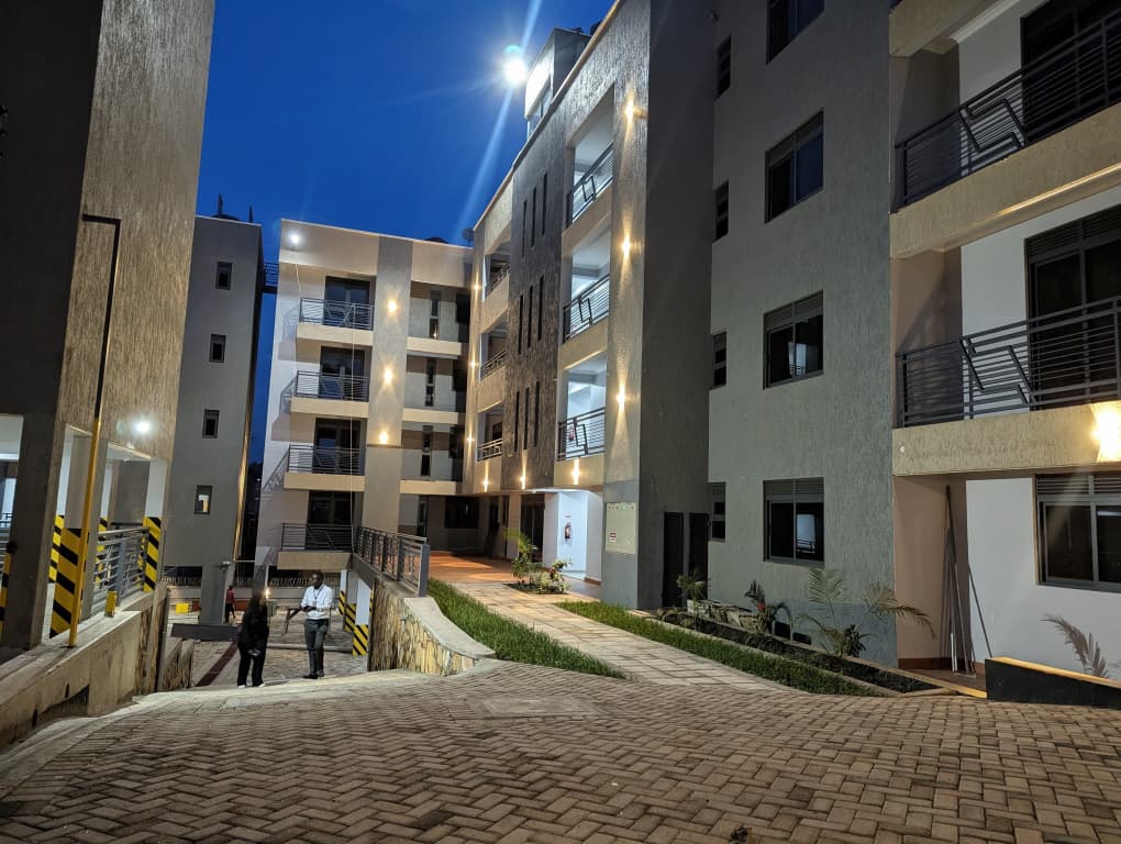 MEK Apartments Kiwatule exterior view showcasing modern architecture
